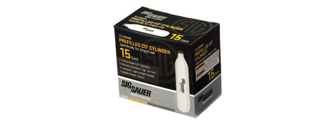Sig Sauer 12g CO2 Cartridges [15 PACK]