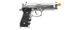 Tokyo Marui M92F Chrome Stainless Finishing Airsoft Gas Blowback Pistol (Color: Chrome)