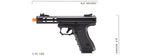 We-Tech Galaxy G-Series Gas Blowback Airsoft Pistol Black