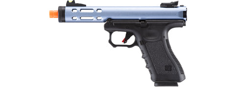 We-Tech Galaxy G-Series Gas Blowback Airsoft Pistol Blue