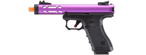 We-Tech Galaxy G-Series Gas Blowback Airsoft Pistol Purple