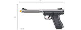 We-Tech Galaxy Select Fire Premium L Gas Blowback Pistol Silver