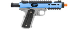 WE-Tech Galaxy 1911 Gas Blowback Airsoft Pistol (Color: Blue Slide w/ Silver Lower)