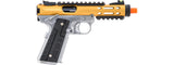 WE-Tech Galaxy 1911 Gas Blowback Airsoft Pistol (Color: Gold Slide w/ Silver Lower)