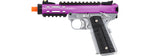 WE-Tech Galaxy 1911 Gas Blowback Airsoft Pistol (Color: Purple Slide w/ Silver Lower)