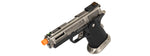 We Tech 3.8 Velociraptor Full Metal Hi-Capa Gas Blowback Airsoft Pistol (Black)