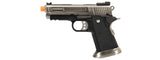 We Tech 3.8 Velociraptor Full Metal Hi-Capa Gas Blowback Airsoft Pistol (Black)