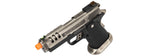 We Tech 3.8 Hi-Capa Deinonychus Gas Blowback Airsoft Pistol (Silver)