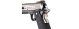 WE-Tech Hi-Capa 3.8 Full Auto Velociraptor Gas Blowback Pistol (Color: Black / Silver)