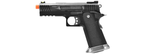 WE Tech 4.3 Allosaurus Full Metal Hi-Capa Gas Blowback Airsoft Pistol (Black)