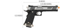 We Tech 1911 Hi-Capa T-Rex Competition Gas Blowback Airsoft Pistol (Two Tone / Silver)