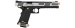 We Tech 1911 Hi-Capa T-Rex Competition Gas Blowback Airsoft Pistol (Two Tone / Silver)