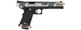 We Tech 1911 Hi-Capa T-Rex Competition Gas Blowback Airsoft Pistol (Two Tone / Silver)