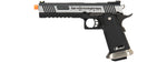 We Tech 1911 Hi-Capa T-Rex Competition Gas Blowback Airsoft Pistol (Two Tone / Silver)