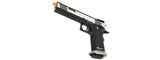 WE Tech 1911 Hi-Capa T-Rex Competition Gas Blowback Airsoft Pistol w/ Sight Mount & Top Ports (Two Tine / Gold)