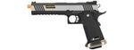 WE Tech 1911 Hi-Capa T-Rex Competition Gas Blowback Airsoft Pistol w/ Sight Mount & Top Ports (Two Tine / Gold)