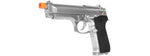 WE Tech Airsoft Full Metal M9 Tactical Gas Blowback Pistol (Silver)