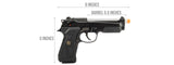 We Tech 904 M9 Gas Blowback Airsoft Pistol (Black)