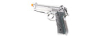 We-Tech New System M92 Eagle Full Auto Airsoft Gas Blowback Pistol (Color: Silver)