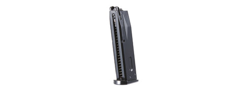 WE-Tech 25 Round Green Gas Magazine for M92 Series Gas Blowback Pistols (Color: Black)