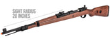 Double Bell WWII Kar 98k Bolt Action Gas Airsoft Rifle (WOOD)