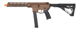Zion Arms R&D Precision Licensed PW9 Mod 1 Long Rail Airsoft Rifle with Delta Stock (Color: Bronze)