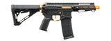 Zion Arms R15 Mod 1 Short Barrel Airsoft Rifle with Delta Stock Black & Gold