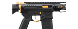 Zion Arms R15 Mod 1 Short Barrel Airsoft Rifle with Delta Stock Black & Gold