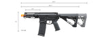 Zion Arms R15 Mod 1 Short Barrel Airsoft Rifle with Delta Stock Black