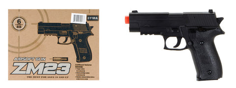 Airsoft Handgun CYMA ZM23 Mk.23 Metal Spring Pistol Black