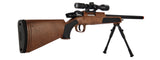 ZM51W MK51 Spring Bolt Action Airsoft Rifle W/ Scope (WOOD)
