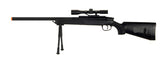 CYMA Airsoft MK51 Bolt Action Sniper Rifle W/ Scope - Black